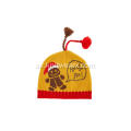 Boy's Girl's Stickade Jacquard Balls Christmas Beanie Cap